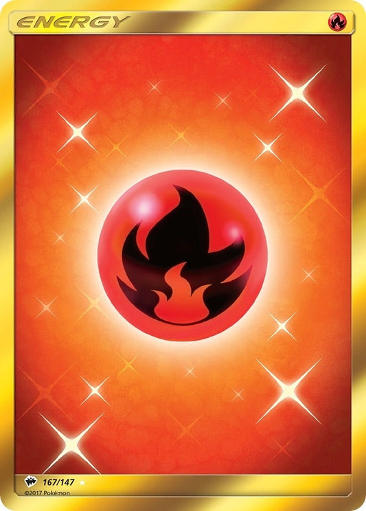 Image for Fire Energy (Secret) (167/147) (SM - Burning Shadows) - Pokemon