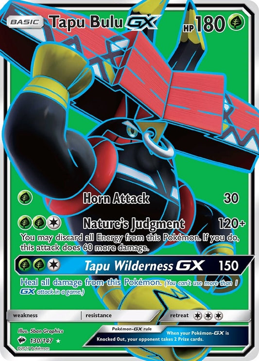 Image for Tapu Bulu GX (Full Art) (130/147) (SM - Burning Shadows) - Pokemon