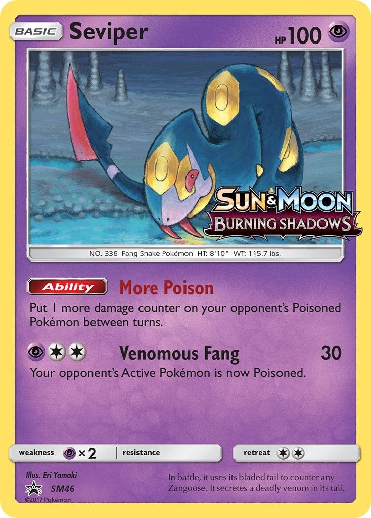 Image for Seviper - SM46 (Prerelease) (SM46) (SM Promos) - Pokemon