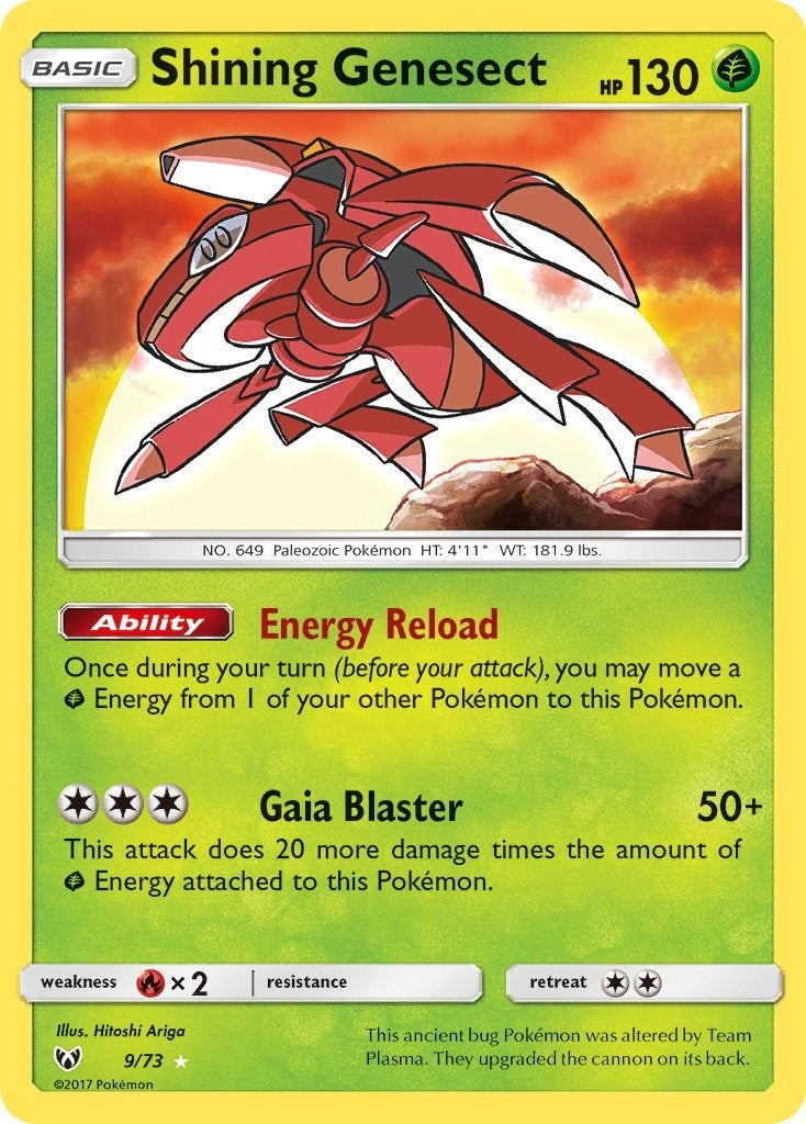 Image for Shining Genesect (9/73) (Shining Legends) - Pokemon