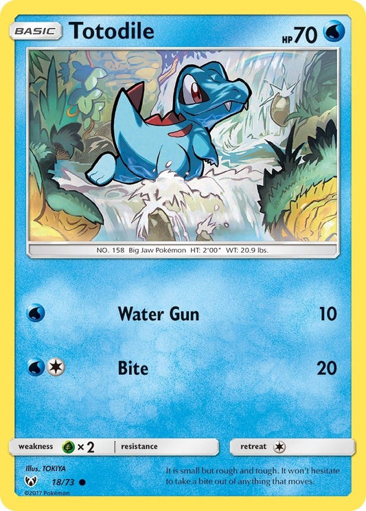 Image for Totodile (18/73) (Shining Legends) - Pokemon