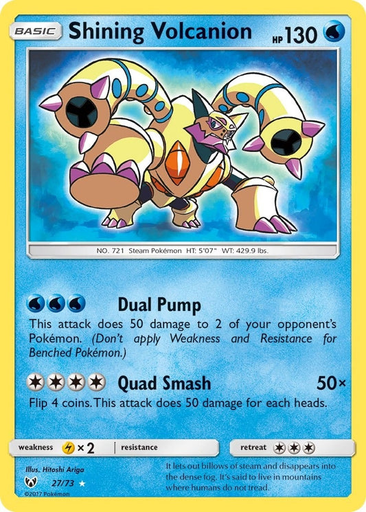 Image for Shining Volcanion (27/73) (Shining Legends) - Pokemon