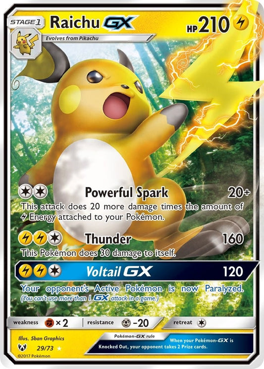 Image for Raichu GX (29/73) (Shining Legends) - Pokemon