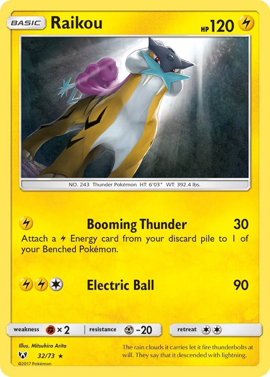 Image for Raikou (32/73) (Shining Legends) - Pokemon