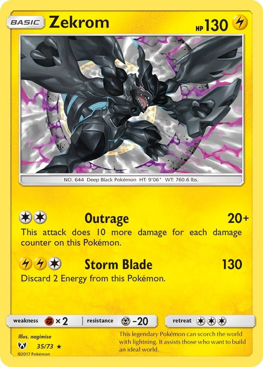 Image for Zekrom (35/73) (Shining Legends) - Pokemon