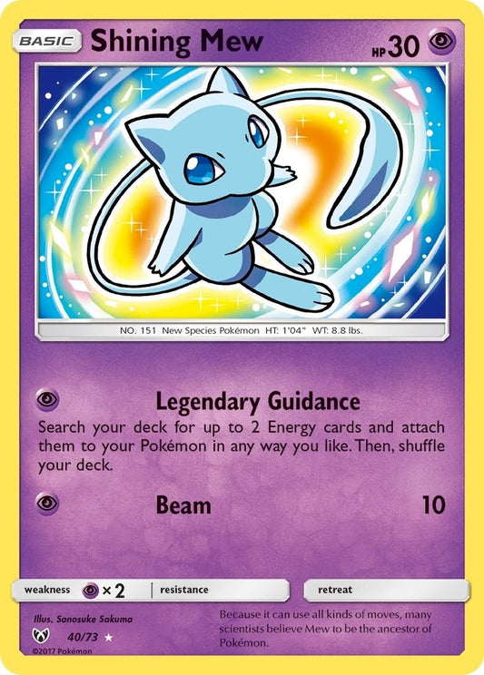 Image for Shining Mew (40/73) (Shining Legends) - Pokemon