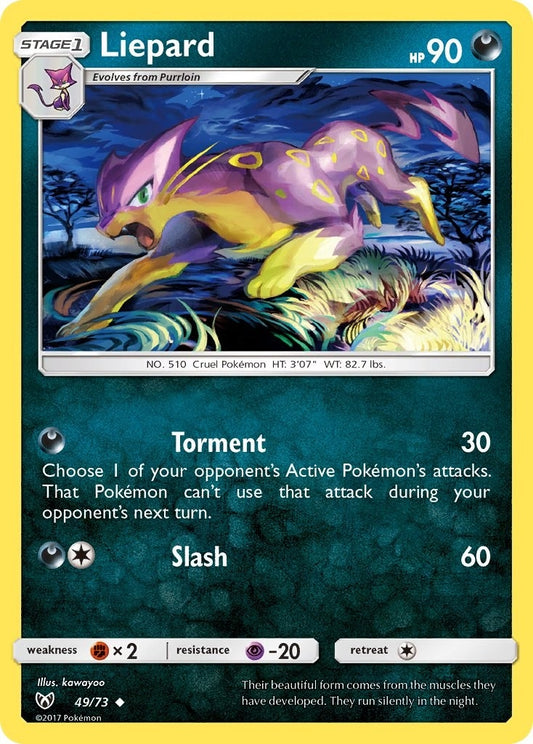 Image for Liepard (49/73) (Shining Legends) - Pokemon