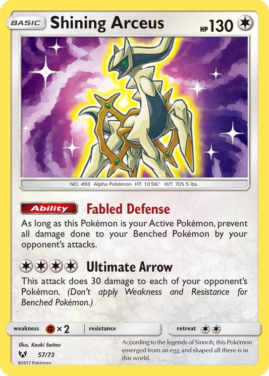Image for Shining Arceus (57/73) (Shining Legends) - Pokemon