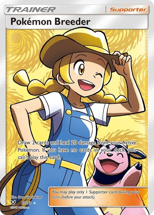 Image for Pokemon Breeder (Full Art) (73/73) (Shining Legends) - Pokemon