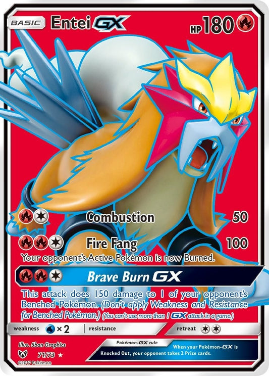 Image for Entei GX (Full Art) (71/73) (Shining Legends) - Pokemon