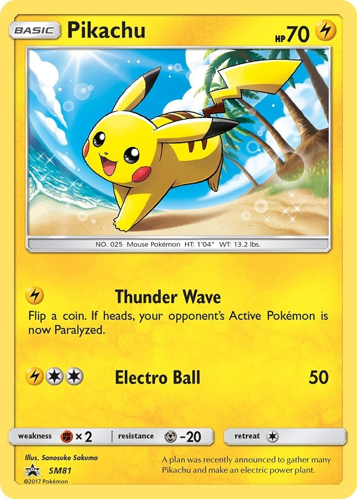 Image for Pikachu - SM81 (SM81) (SM Promos) - Pokemon