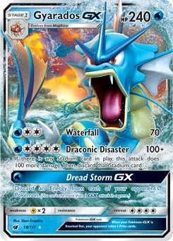 Image for Gyarados GX (18/111) (SM - Crimson Invasion) - Pokemon