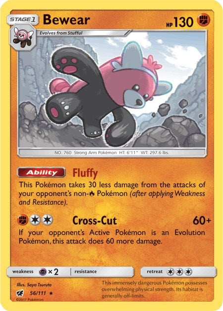 Image for Bewear (56/111) (SM - Crimson Invasion) - Pokemon