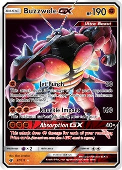 Image for Buzzwole GX (57/111) (SM - Crimson Invasion) - Pokemon