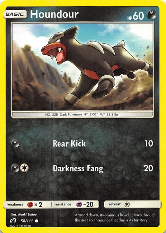 Image for Houndour (58/111) (SM - Crimson Invasion) - Pokemon