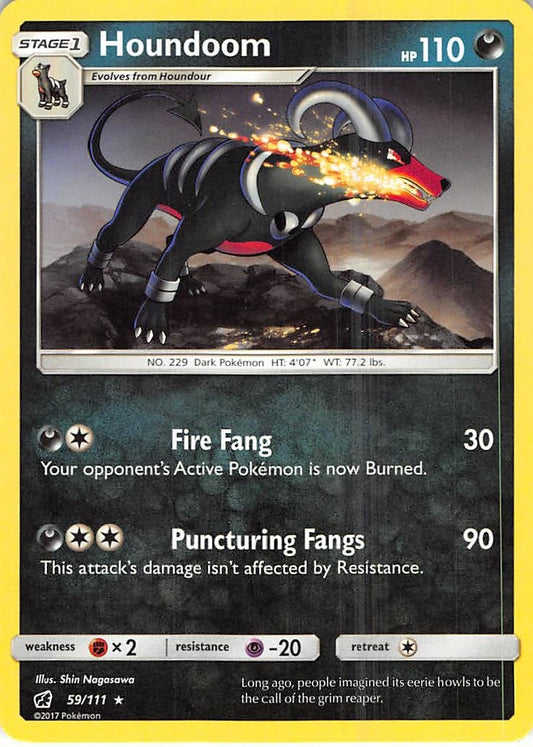 Image for Houndoom (59/111) (SM - Crimson Invasion) - Pokemon
