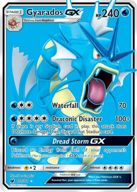 Image for Gyarados GX (Full Art) (101/111) (SM - Crimson Invasion) - Pokemon