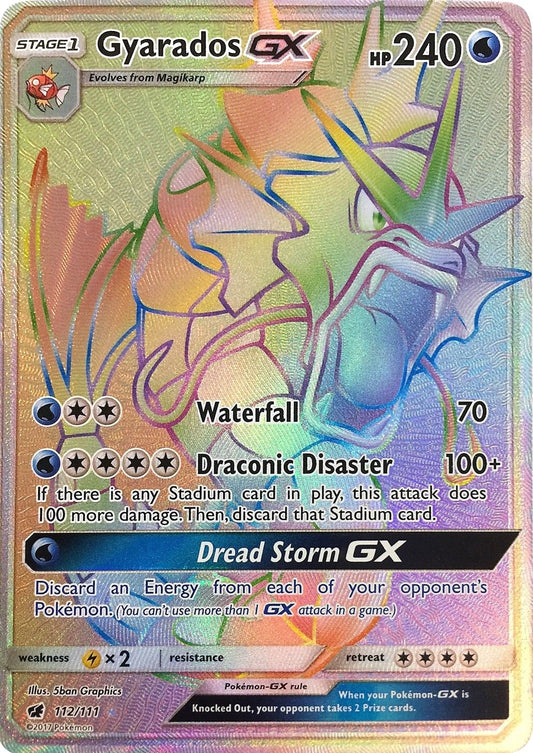 Image for Gyarados GX (Secret) (112/111) (SM - Crimson Invasion) - Pokemon