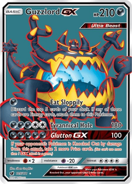 Image for Guzzlord GX (Full Art) (105/111) (SM - Crimson Invasion) - Pokemon