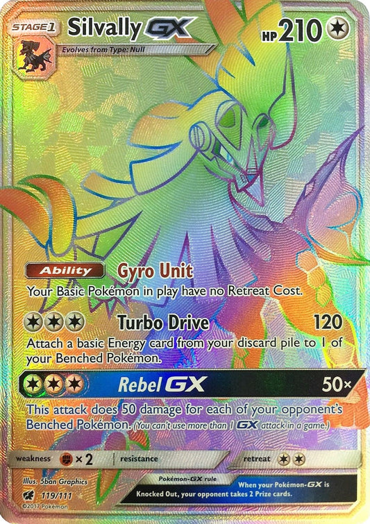Image for Silvally GX (Secret) (119/111) (SM - Crimson Invasion) - Pokemon