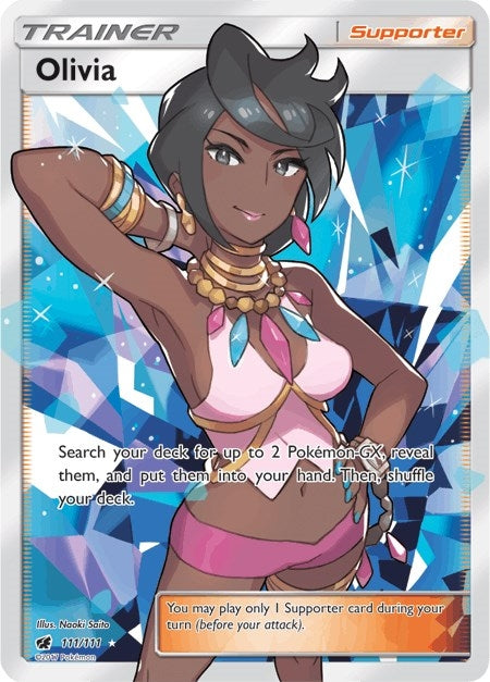Image for Olivia (Full Art) (111/111) (SM - Crimson Invasion) - Pokemon