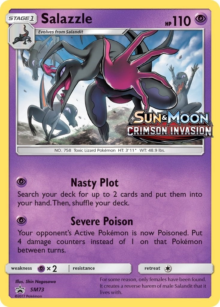 Image for Salazzle - SM73 (Prerelease) (SM73) (SM Promos) - Pokemon