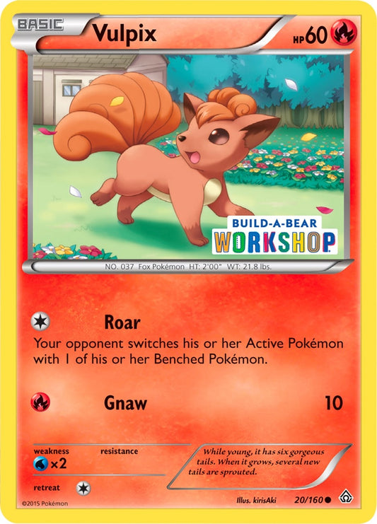 Image for Vulpix - 20/160 (Build-A-Bear Workshop Exclusive) (020/160) (Miscellaneous Cards & Products) - Pokemon