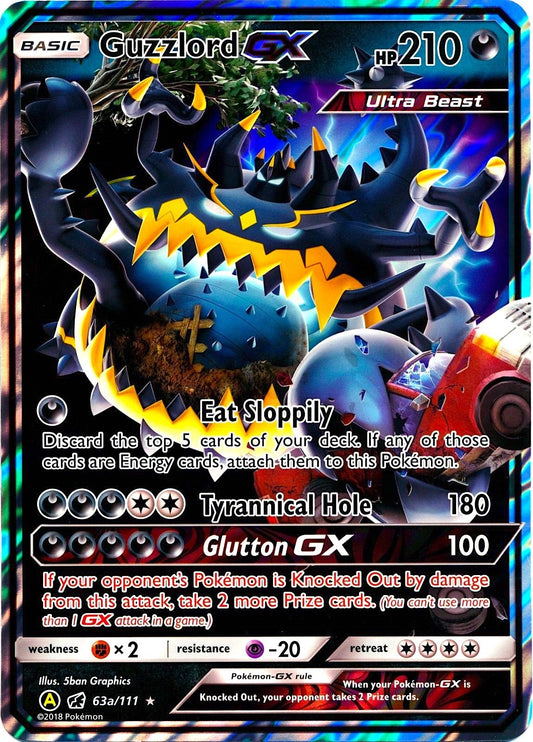 Image for Guzzlord GX - 63a/111 (063a/111) (Alternate Art Promos) - Pokemon