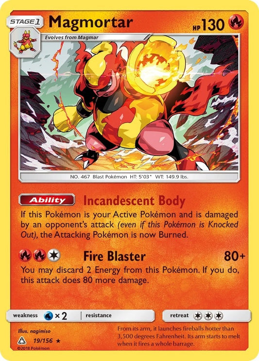 Image for Magmortar (19/156) (SM - Ultra Prism) - Pokemon