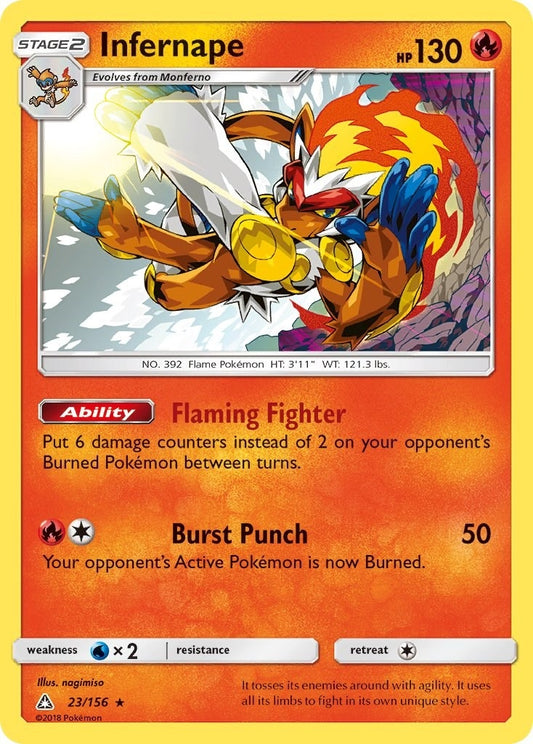 Image for Infernape (23/156) (SM - Ultra Prism) - Pokemon