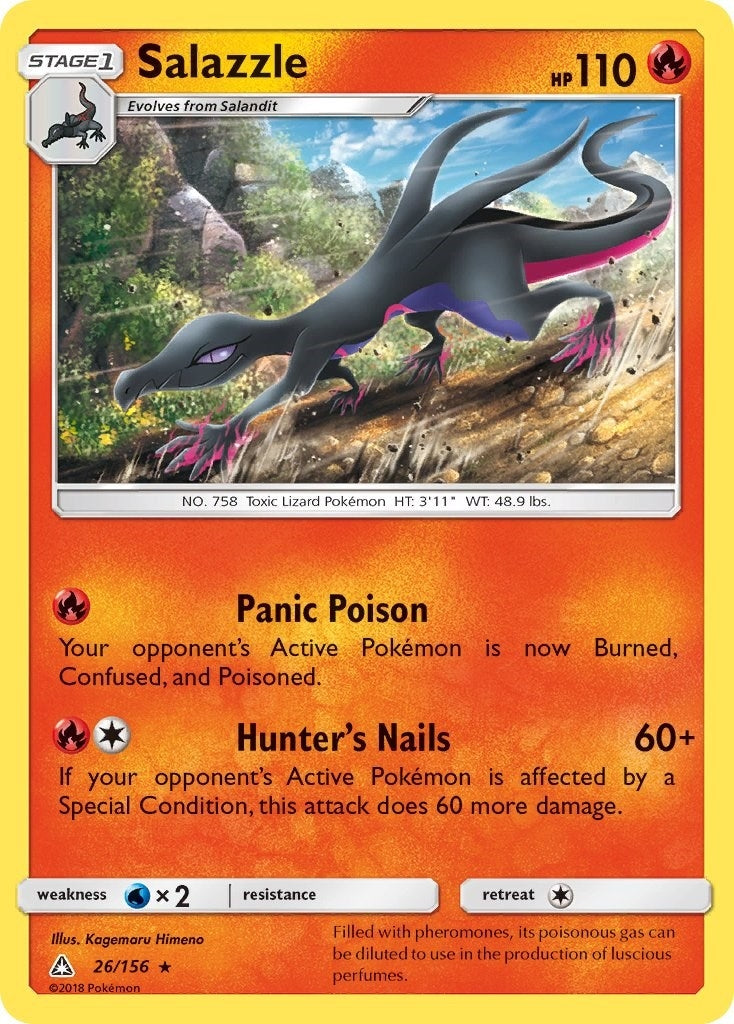 Image for Salazzle (26/156) (SM - Ultra Prism) - Pokemon