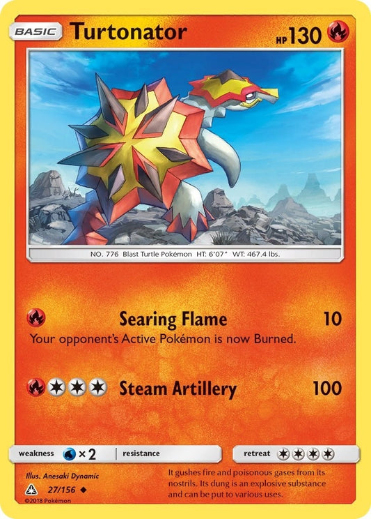 Image for Turtonator (27/156) (SM - Ultra Prism) - Pokemon