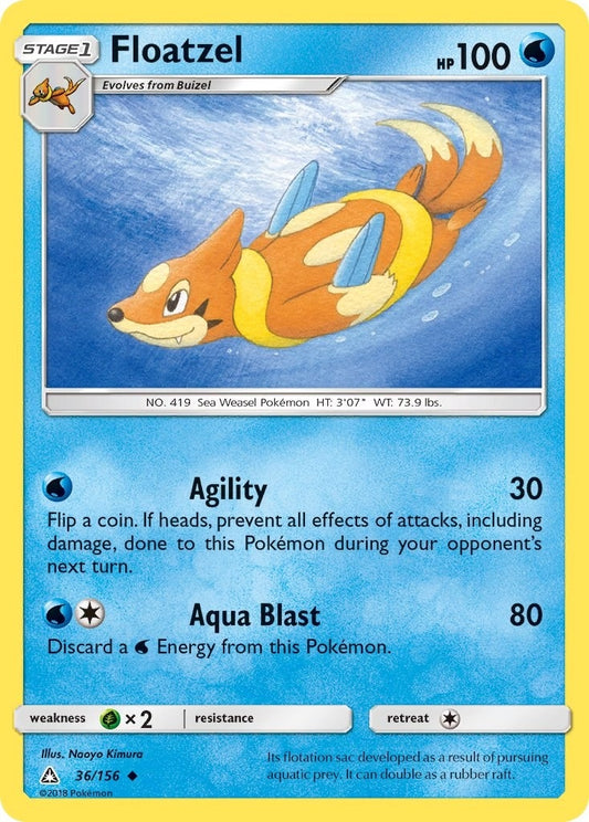 Image for Floatzel (36/156) (SM - Ultra Prism) - Pokemon