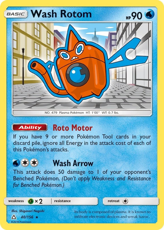 Image for Wash Rotom (40/156) (SM - Ultra Prism) - Pokemon