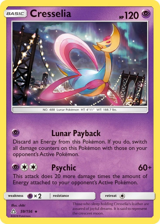 Image for Cresselia (59/156) (SM - Ultra Prism) - Pokemon