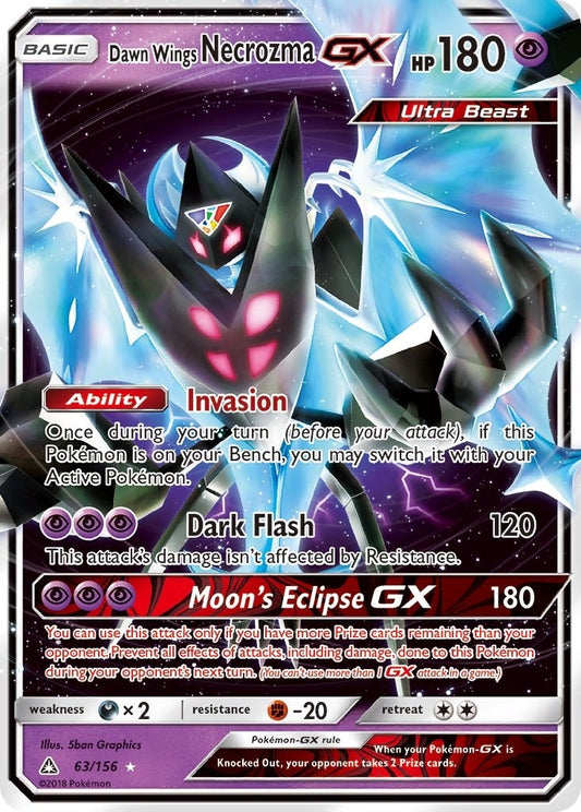 Image for Dawn Wings Necrozma GX (63/156) (SM - Ultra Prism) - Pokemon