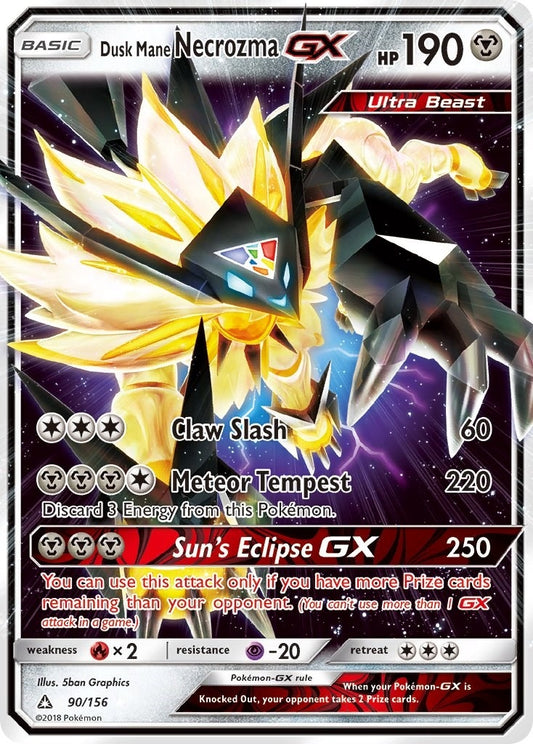 Image for Dusk Mane Necrozma GX (90/156) (SM - Ultra Prism) - Pokemon