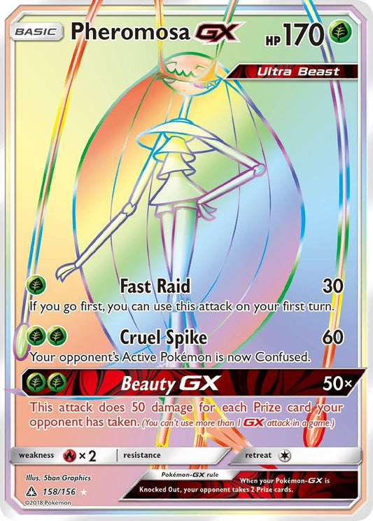 Image for Pheromosa GX (Secret Rare) (158/156) (SM - Ultra Prism) - Pokemon