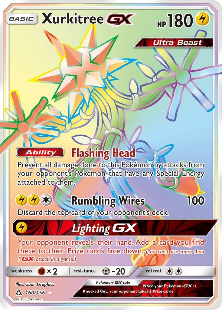 Image for Xurkitree GX (Secret Rare) (160/156) (SM - Ultra Prism) - Pokemon