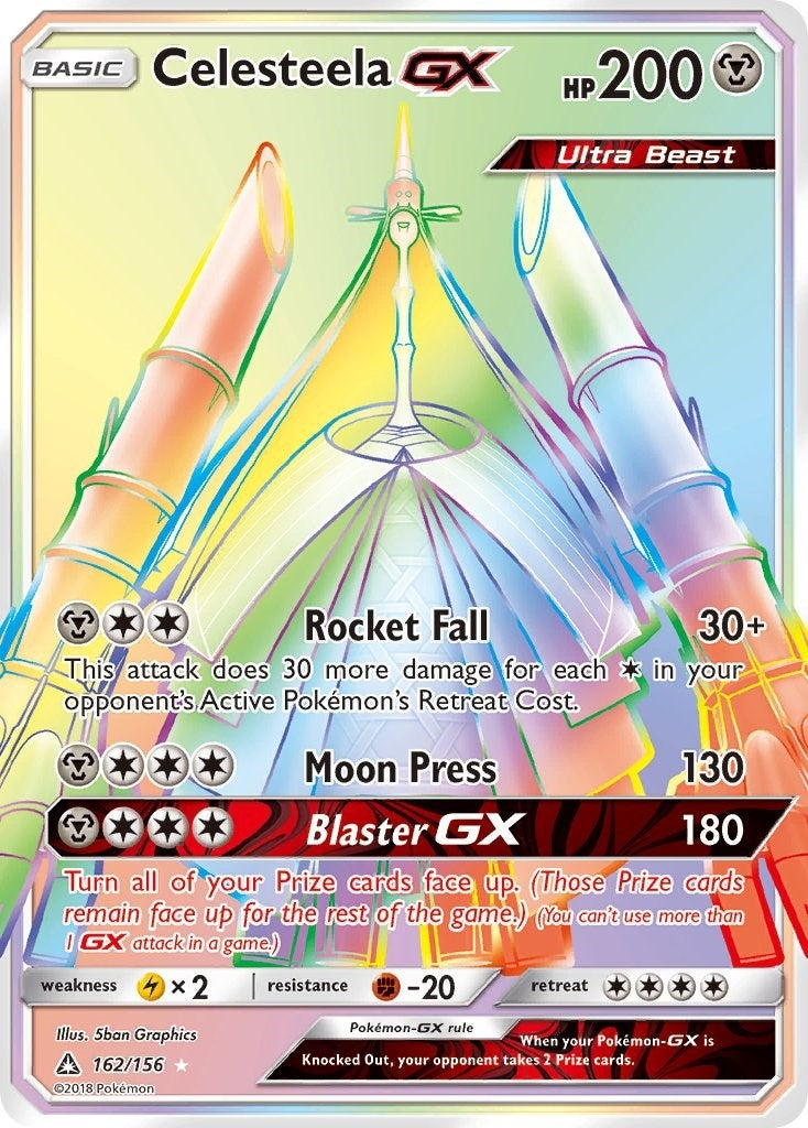 Image for Celesteela GX (Secret Rare) (162/156) (SM - Ultra Prism) - Pokemon