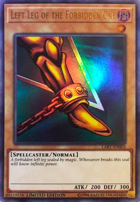 Image for Left Leg of the Forbidden One (LART-EN003) (The Lost Art Promotion) (LART) - YuGiOh