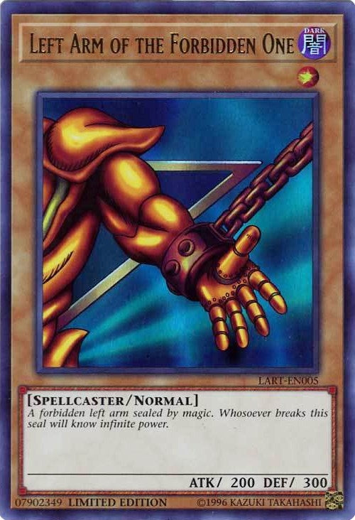 Image for Left Arm of the Forbidden One (LART-EN005) (The Lost Art Promotion) (LART) - YuGiOh
