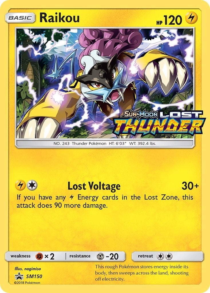 Image for Raikou - SM150 (Prerelease) (SM150) (SM Promos) - Pokemon
