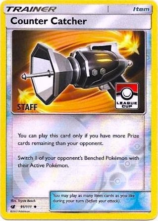 Image for Counter Catcher - 91/111 (League Cup) [Staff] (091/111) (League & Championship Cards) - Pokemon