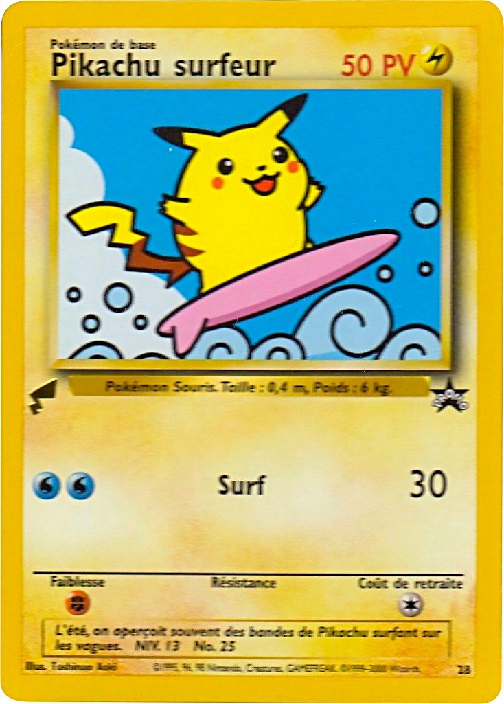 Image for Pikachu (Surfing) (28) (Pikachu World Collection Promos) - Pokemon