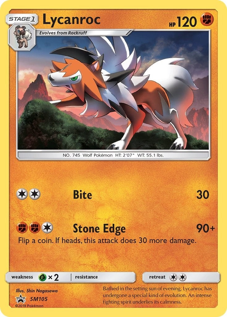 Image for Lycanroc - SM105 (SM105) (SM Promos) - Pokemon