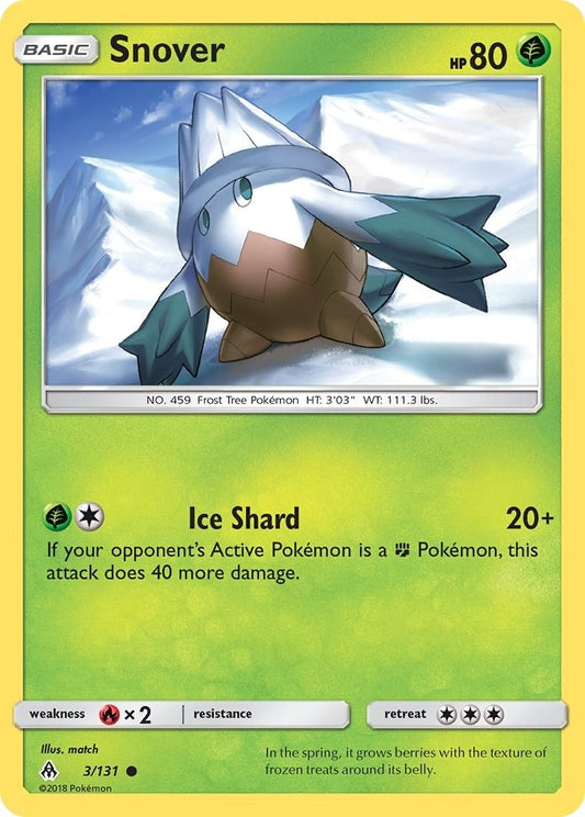 Image for Snover (3/131) (SM - Forbidden Light) - Pokemon