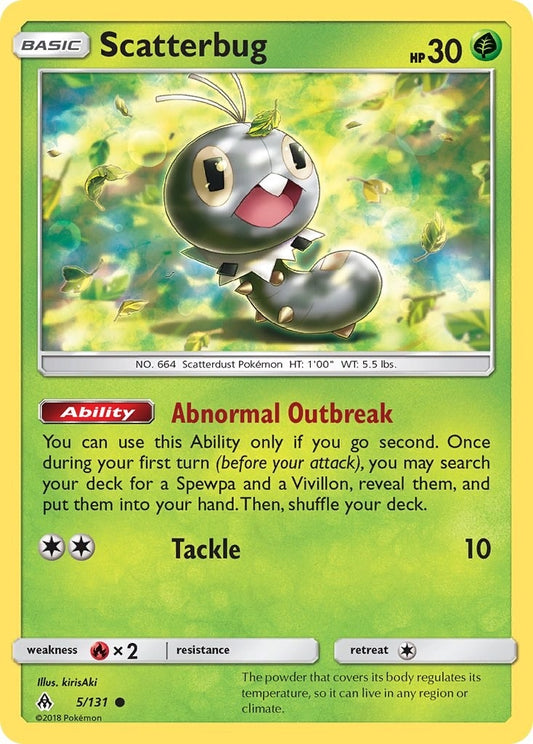 Image for Scatterbug (5) (5/131) (SM - Forbidden Light) - Pokemon