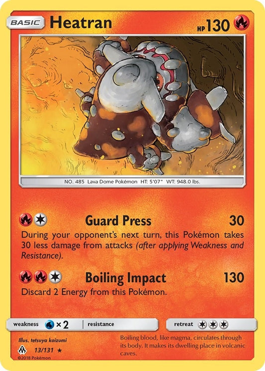 Image for Heatran (13/131) (SM - Forbidden Light) - Pokemon