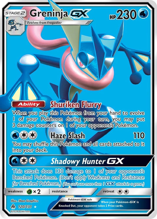 Image for Greninja GX (Full Art) (120/131) (SM - Forbidden Light) - Pokemon
